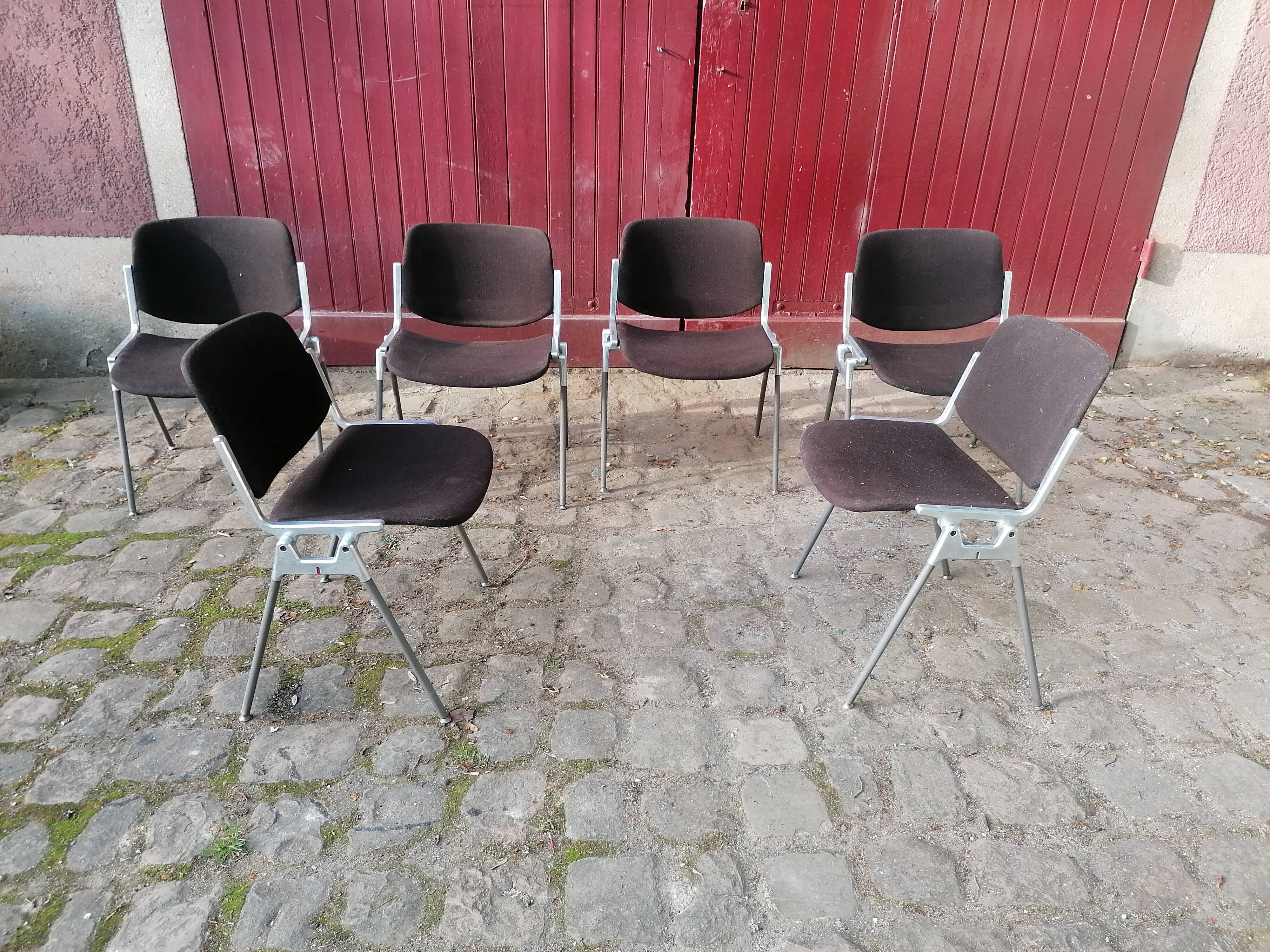Lot de chaises DSC Castelli - Giancardo Piretti