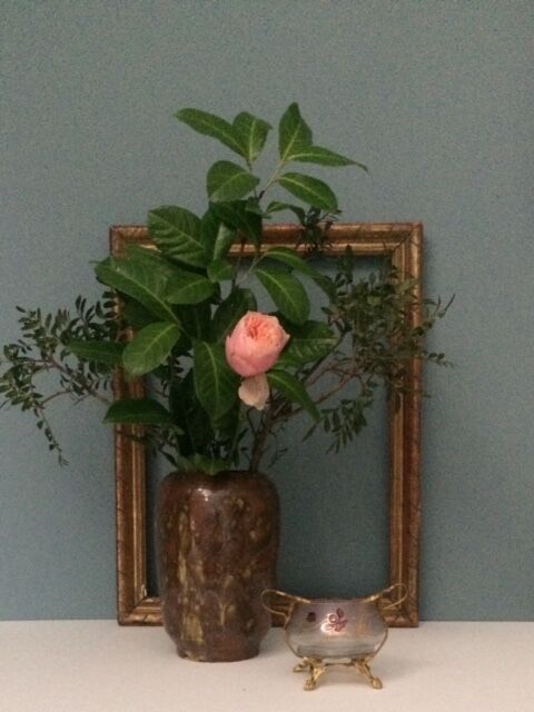 Fire vase art deco, limoges