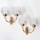 Pair of vintage 1950 wall lamps