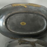 Set of vintage tin and brass duck boxes