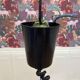 Large vintage metal design pendant light.