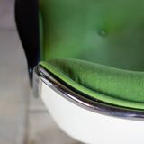 Green executive armchair by Charles Pollock for Knoll, 1960