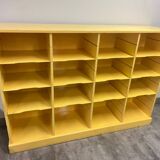 Old workshop furniture / wooden locker / sorting furniture / counter