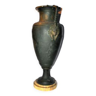 Amphora cast iron Napoleon III 19th century