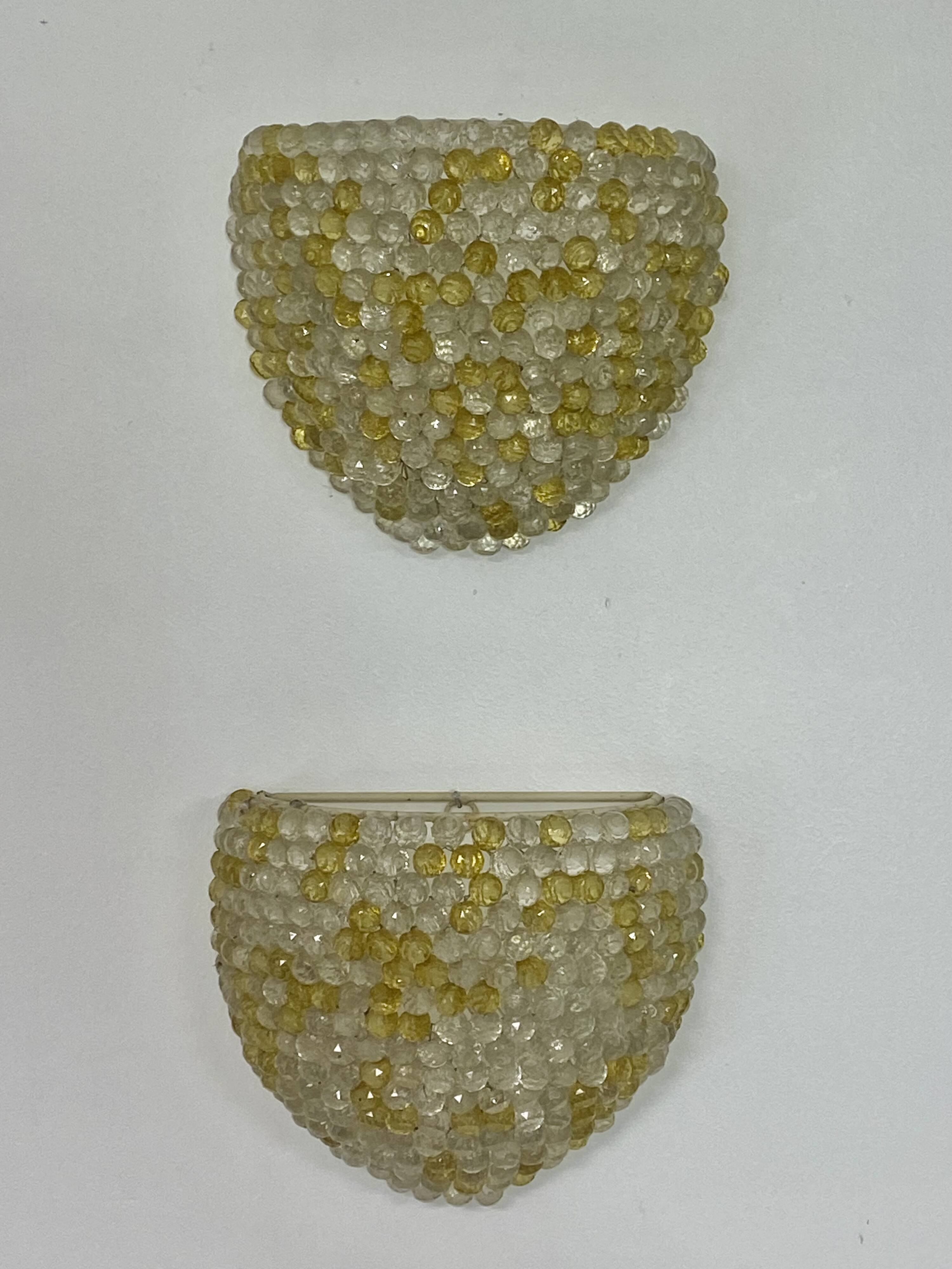 Paire d’appliques murales vintage – Années 70