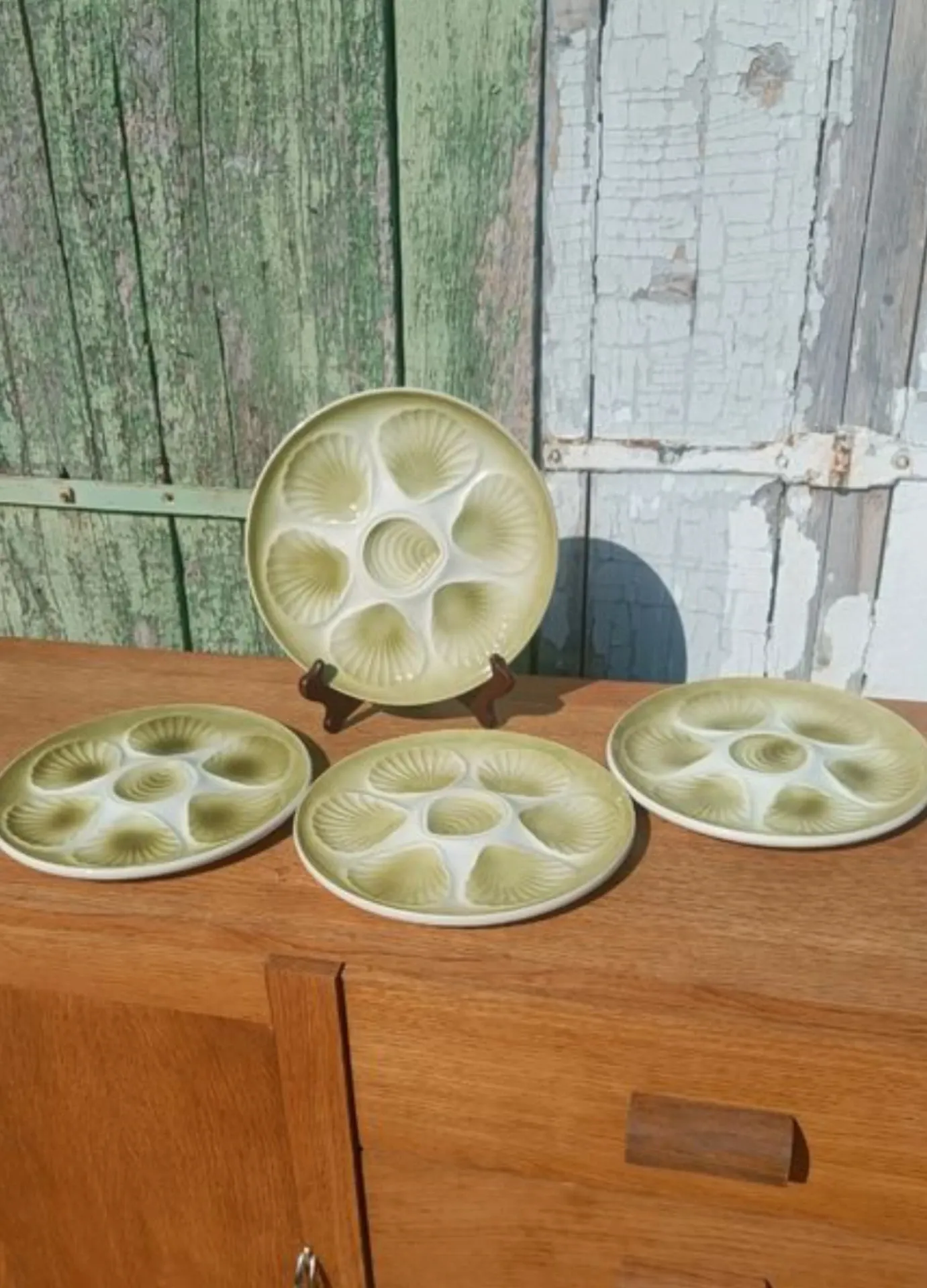 seafood plates in earthenware – Moulin des Loups Orchies