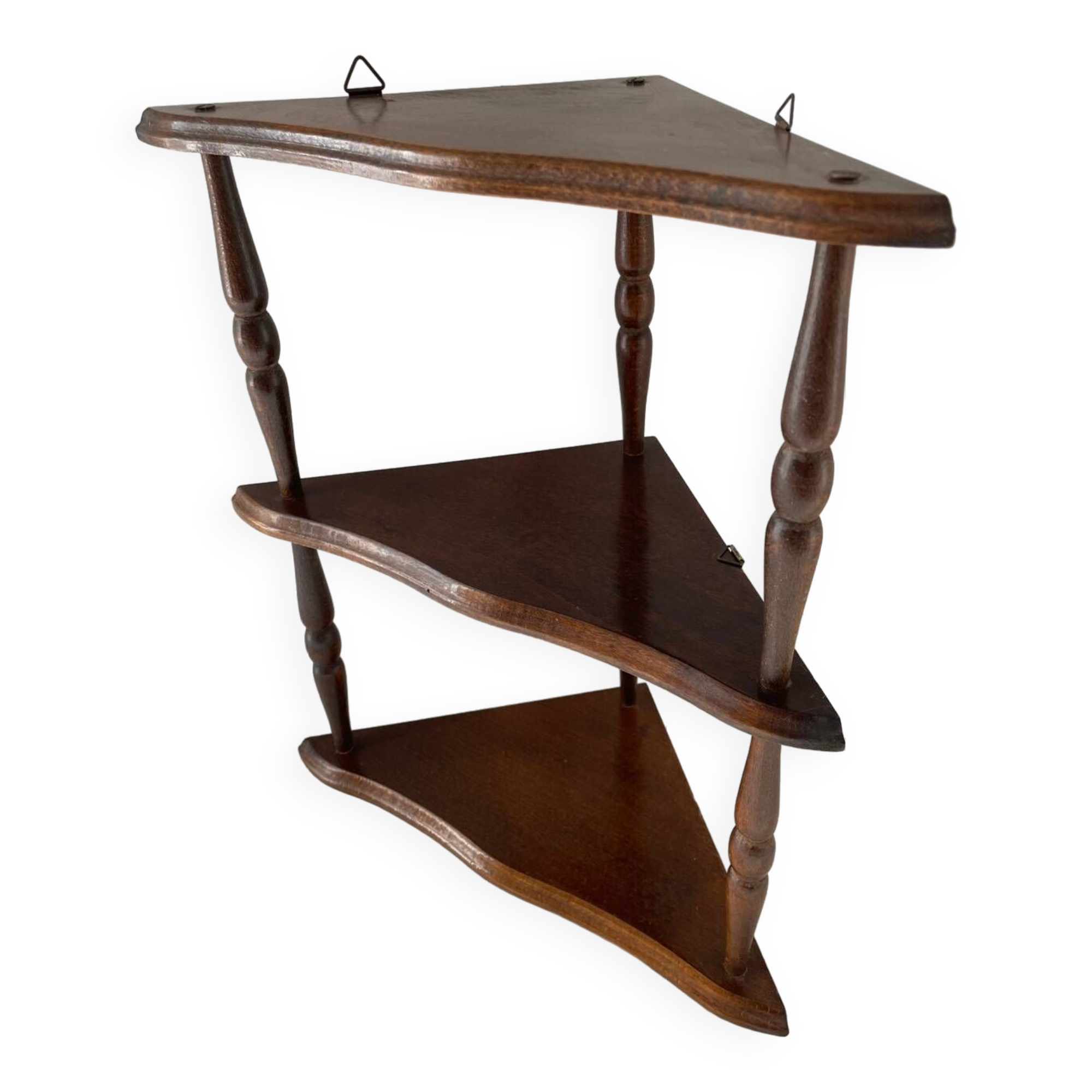 Small corner wall shelf