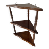 Small corner wall shelf