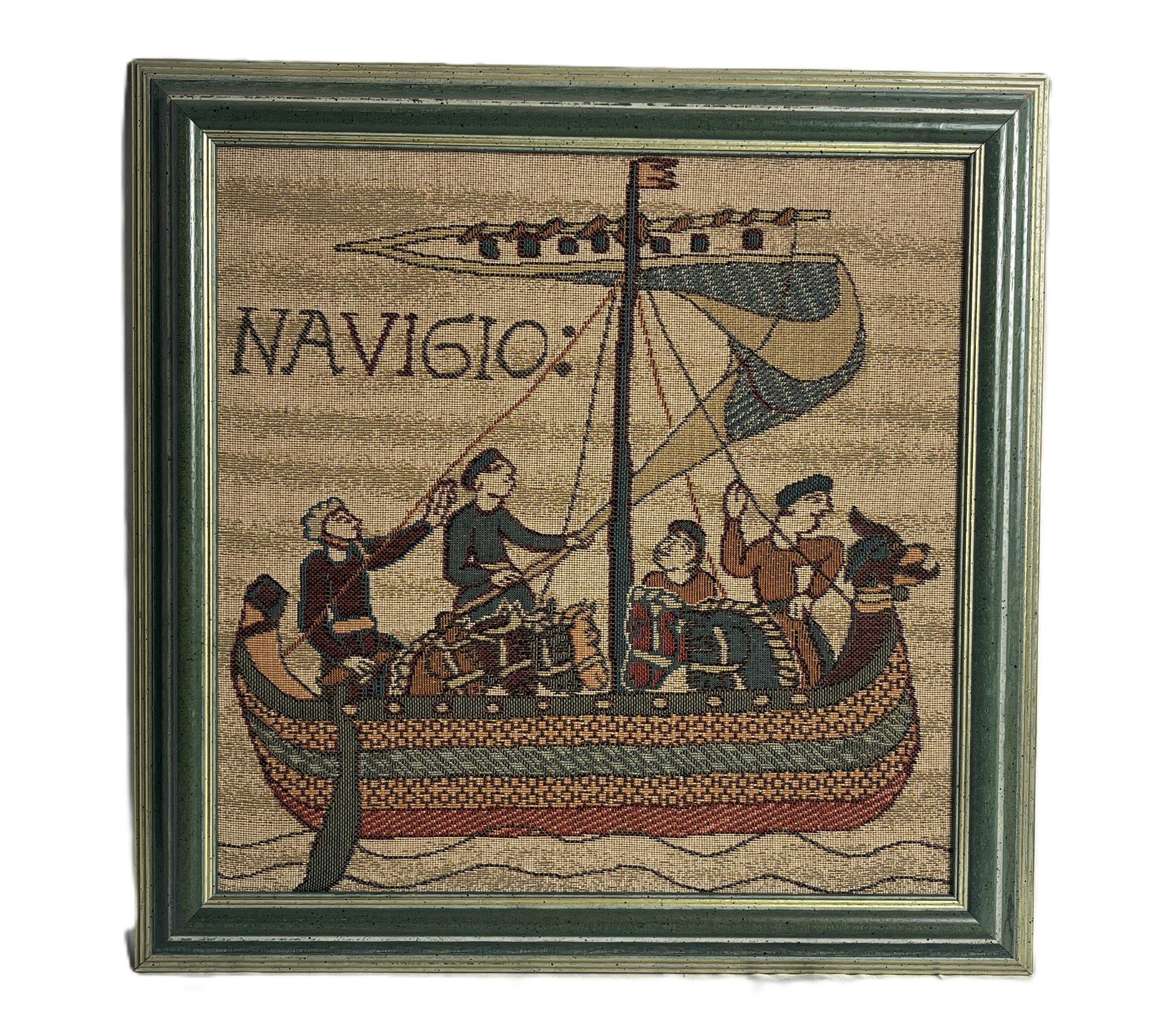 Bayeux tapestry reproduction framing 20th century