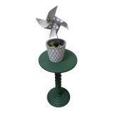 Pedestal table with turned foot