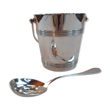 Christofle ice bucket and his spoon