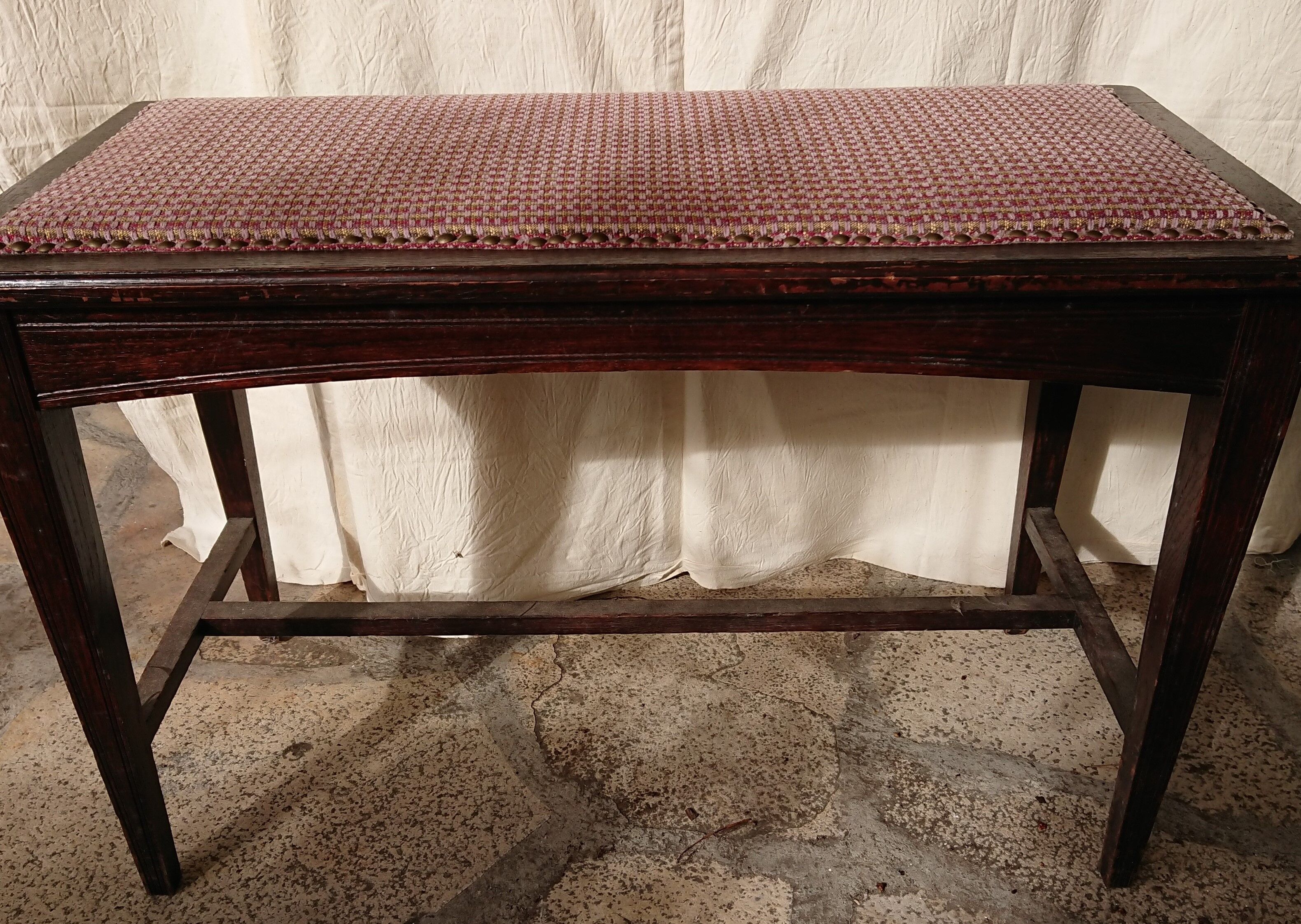 Restored piano bench 1940/1950