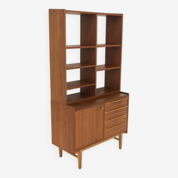 Scandinavian teak bookcase chest of drawers, Sweden, 1960