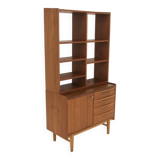 Scandinavian teak bookcase chest of drawers, Sweden, 1960