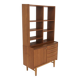 Scandinavian teak bookcase chest of drawers, Sweden, 1960