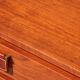 Vintage teak chest of drawers with leather handles by Fröseke Nybrofabrik