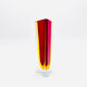 Vase Luigi Mandruzzato - Murano - Sommerso - Red & Amber