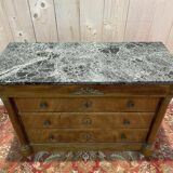 Commode de style Empire marbre vert