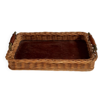 Rattan tray