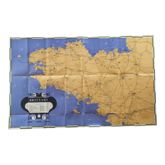 Carte vintage Bretagne