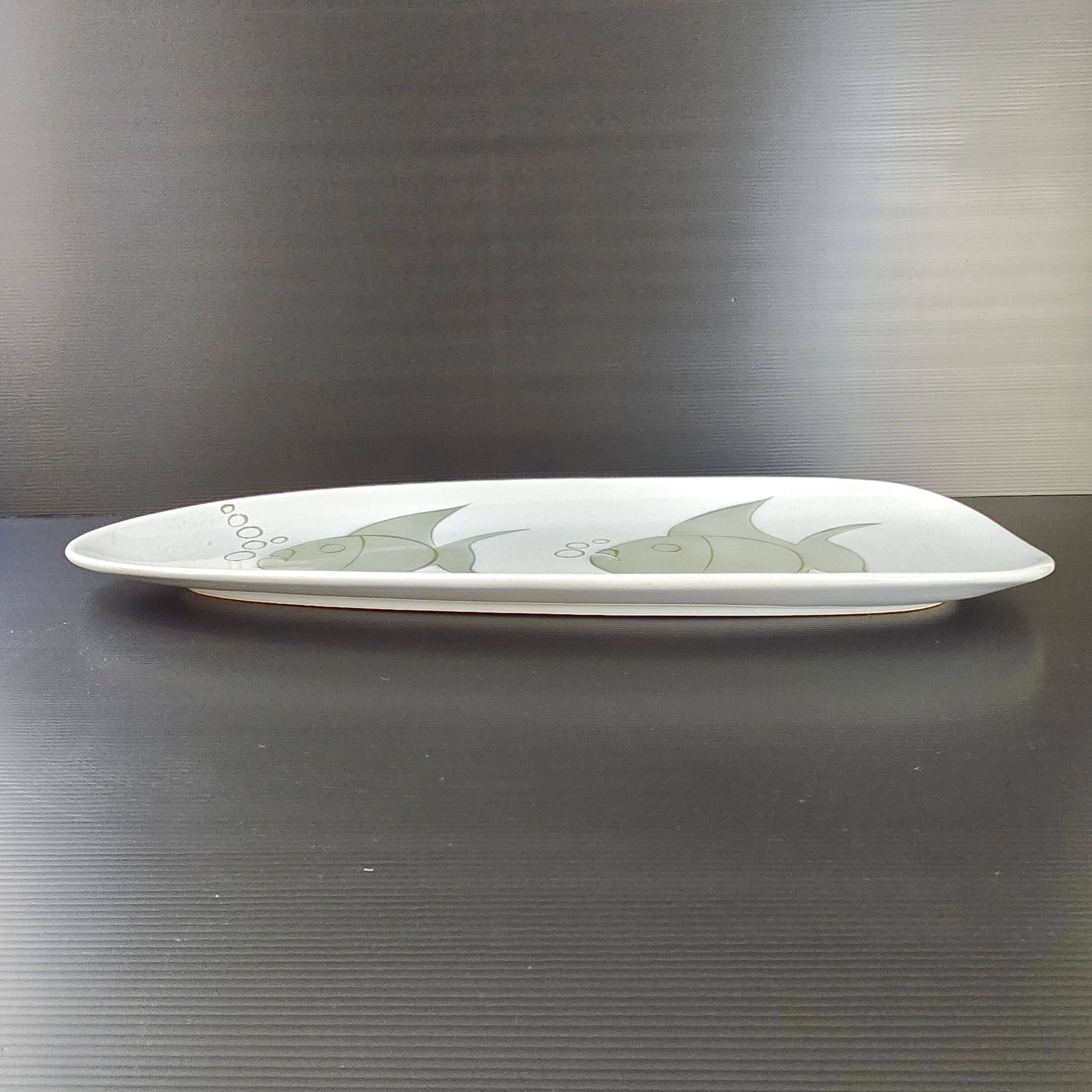 Vintage Niderviller 1960s fish dish