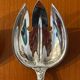 Christofle ribbon and bell-shaped salad serving pieces, very beautiful and