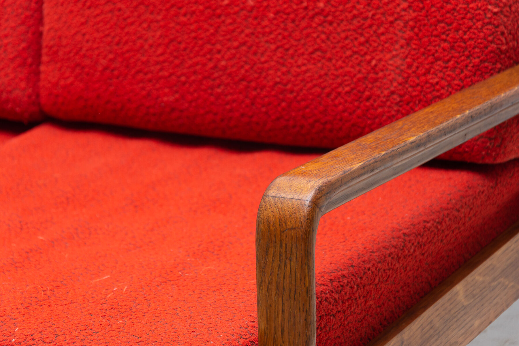 Mid century folding sofa in scandinavian style, 1960´s, czechoslovakia