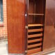 Mahogany wardrobe by Gaston Poisson art deco 1930
