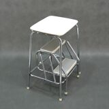 Vintage Metal Stool, 1980s
