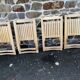 4 vintage folding chairs