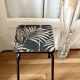 Antique stool in restyled formica