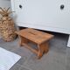 Marche pied en bois vintage
