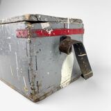 Old wooden painter's box