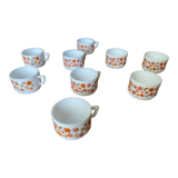 70's opaline cups