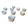 70's opaline cups