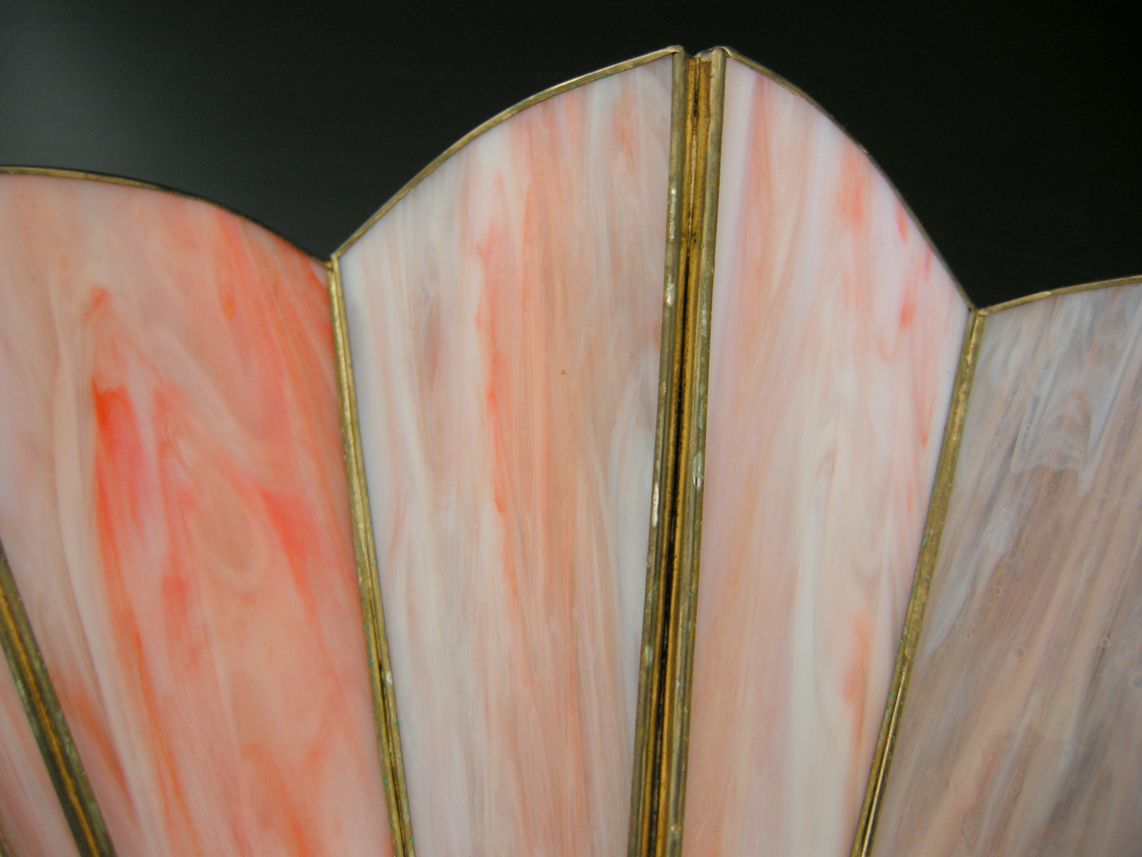 Pair of vintage pearl wall lamps 1970