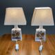 Paire de lampes "design 1950".