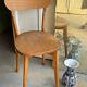 Paire de chaises en bois brut