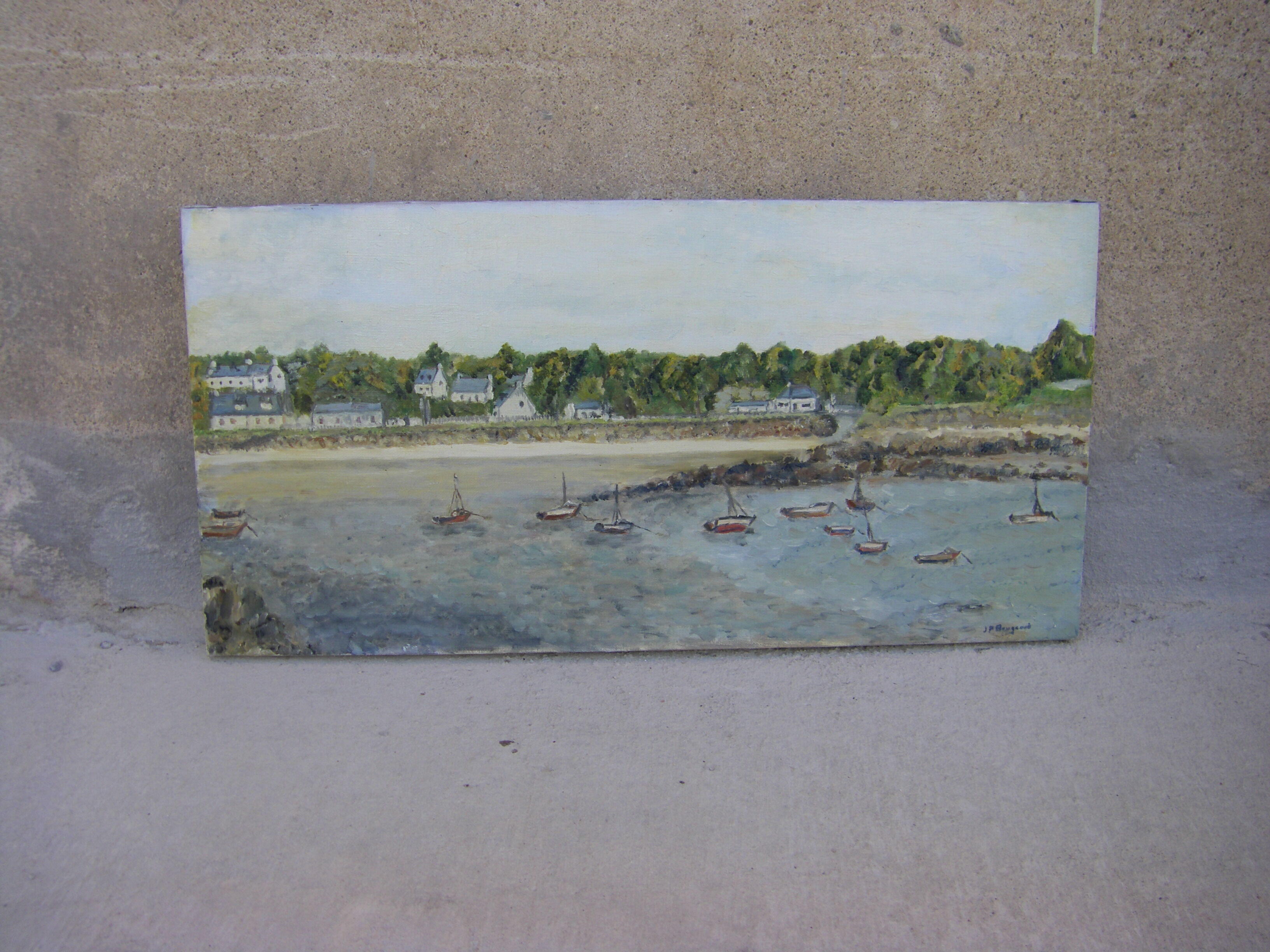 Seaside painting