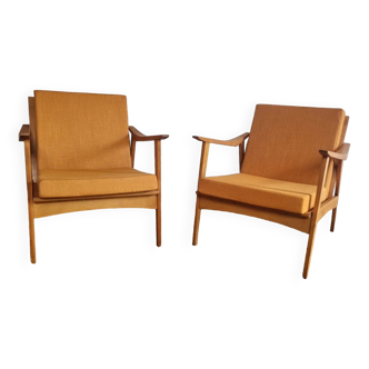 Pair of Scandinavian Yugoslavia armchairs