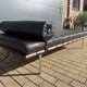 Knoll Barcelona Daybed Black Sabrina leather AS NEW!! Mies van der Rohe