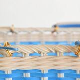 Vintage woven plastic shopping basket