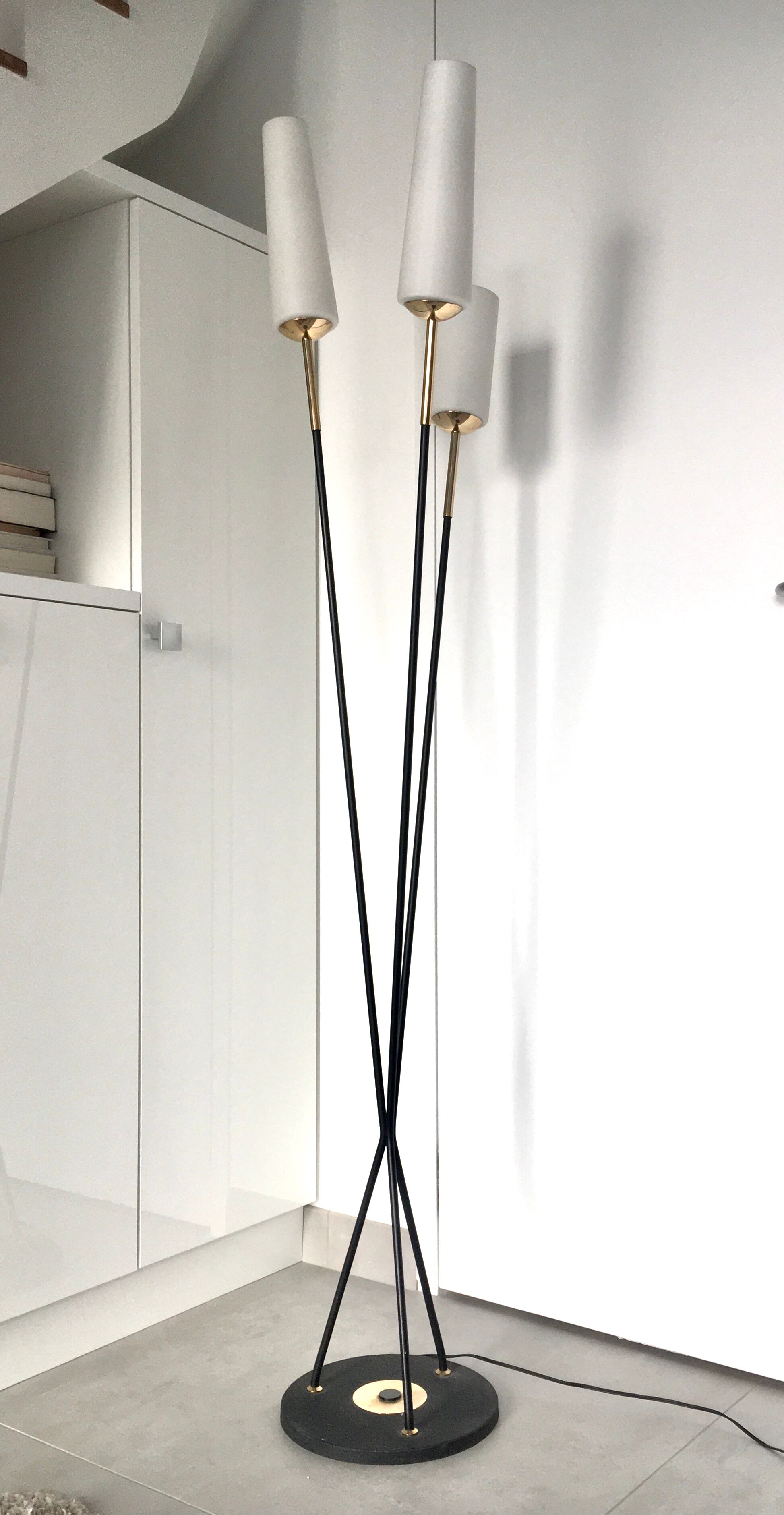 Beautiful vintage 1950s floor fixture