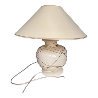 Longwy enamel lamp