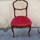 Louis XV style walnut bedroom chair, circa 1900.