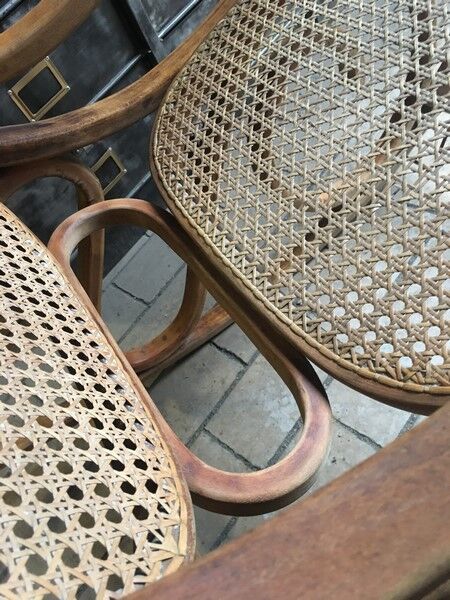 Rocking curved wooden flesh early 20th century