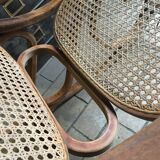 Rocking curved wooden flesh early 20th century