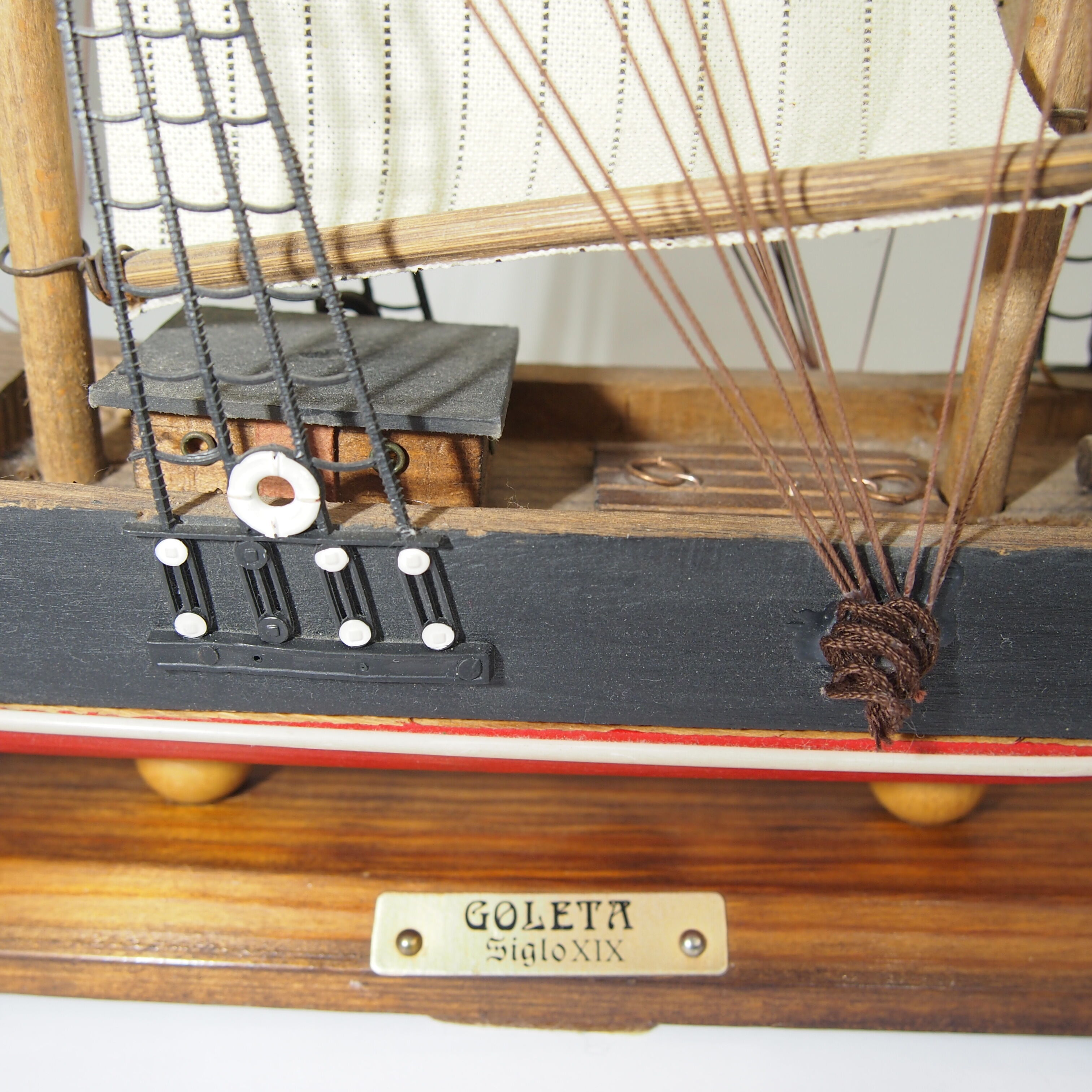 Boat model /Goleta siglo XIX/vintage