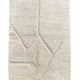 White Berber Beni M'rirt wool rug