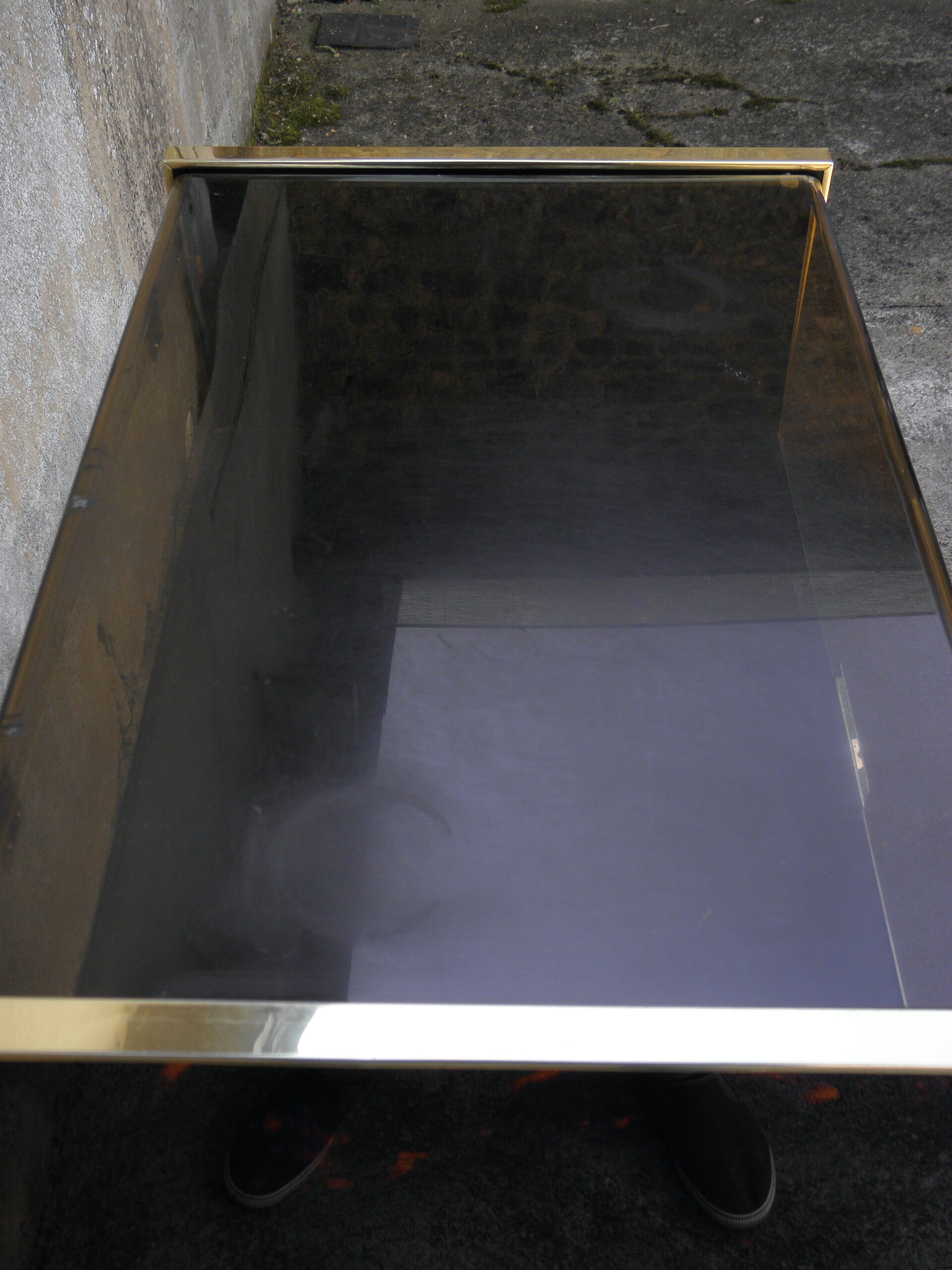 Hi Fi glass and plexiglass cabinet 1970